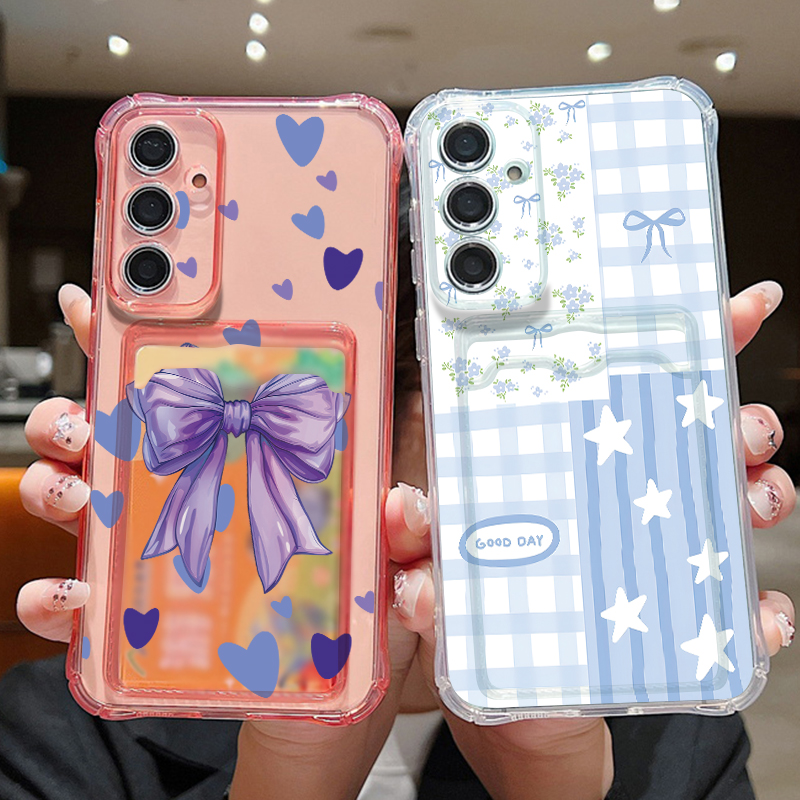 Samsung Galaxy S24 - Telefoonhoesje met kaartvak voor Samsung Galaxy
