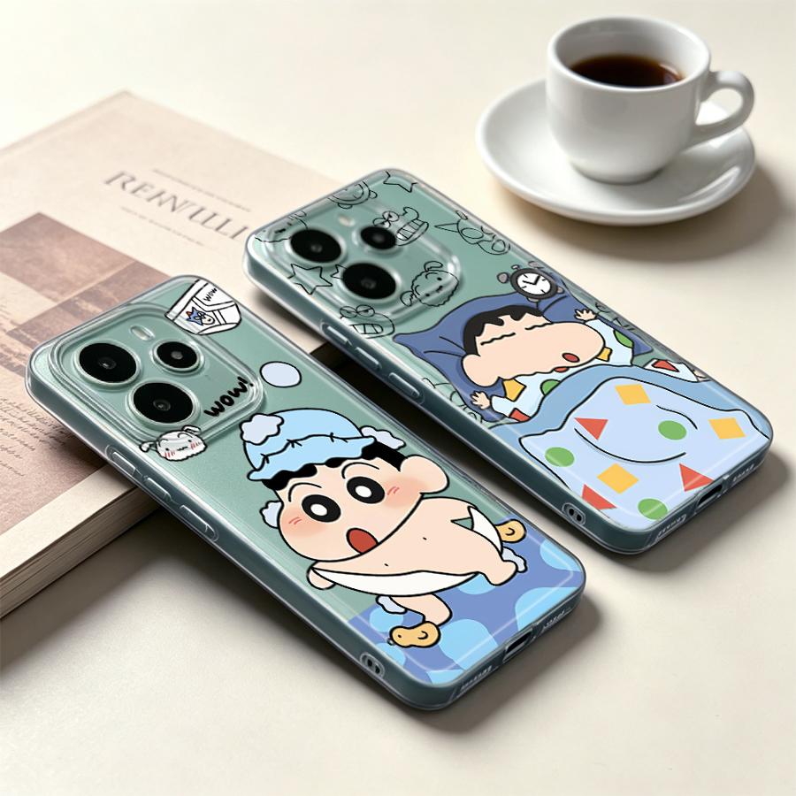 Xiaomi Redmi Note 14 - Shin-ChanS Schattige hoesje voor Xiaomi Redmi