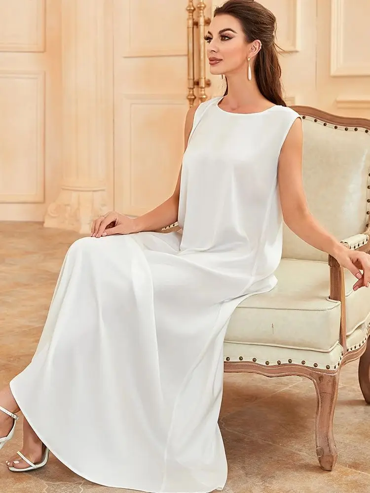 Zwart Wit Satijn Zijdeachtige  - Luxury Lifestyle Women recensie en prijs
