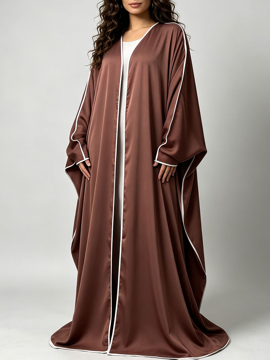 Elegante satijnen abaya kimono - Luxury Lifestyle Women recensie en prijs