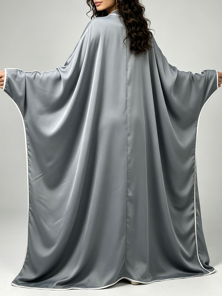 Elegante satijnen abaya kimono - Luxury Lifestyle Women recensie en prijs