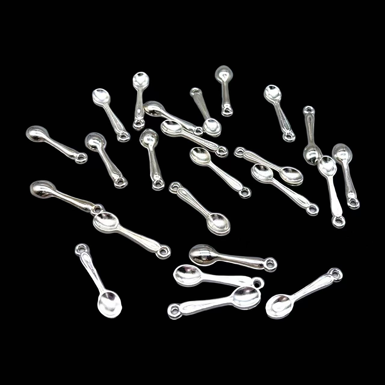 100 stuks kleine lepel charme  - Gold Cutlery Flatware recensie en prijs