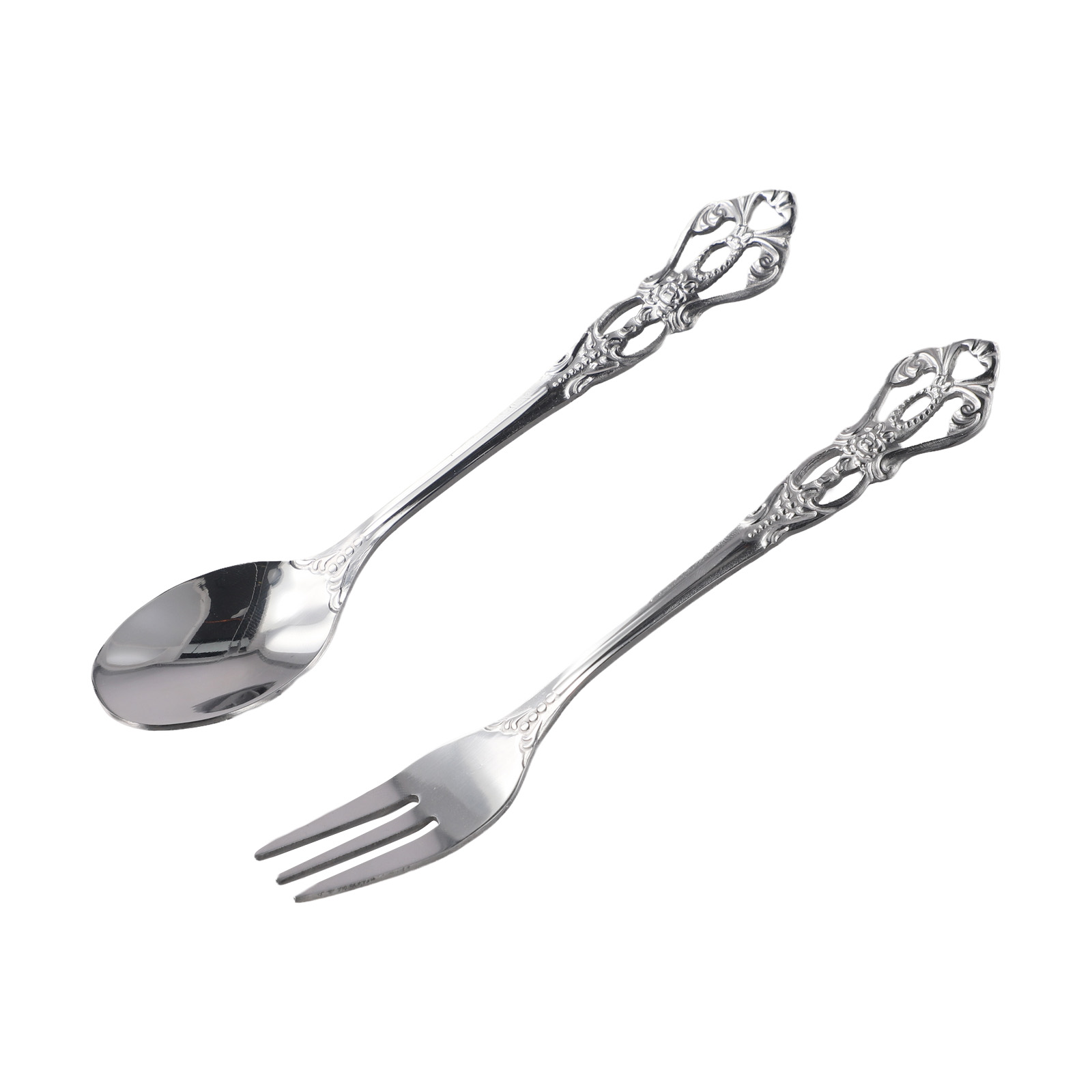 1 paar vintage gouden lepelvor - Gold Cutlery Flatware recensie en prijs