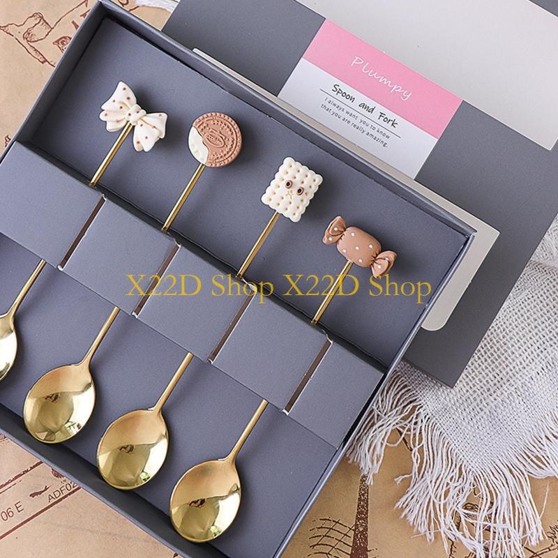 X22D roestvrijstalen dessertle - Gold Cutlery Flatware recensie en prijs