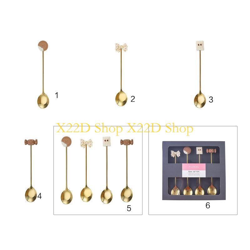 X22D roestvrijstalen dessertle - Gold Cutlery Flatware recensie en prijs