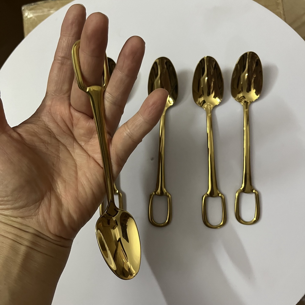 304 Roestvrijstalen Bestek Met - Gold Cutlery Flatware recensie en prijs