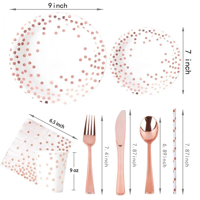 Rose Gold Wegwerp Tafelkleed B - Gold Cutlery Flatware recensie en prijs