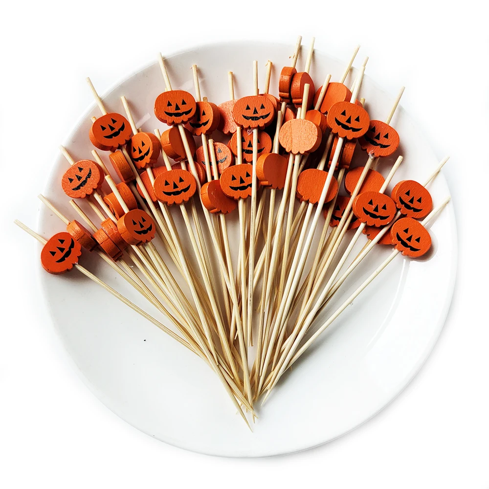 100 Stuks Halloween Pompoen Ba - Bamboo Cutlery Set recensie en prijs