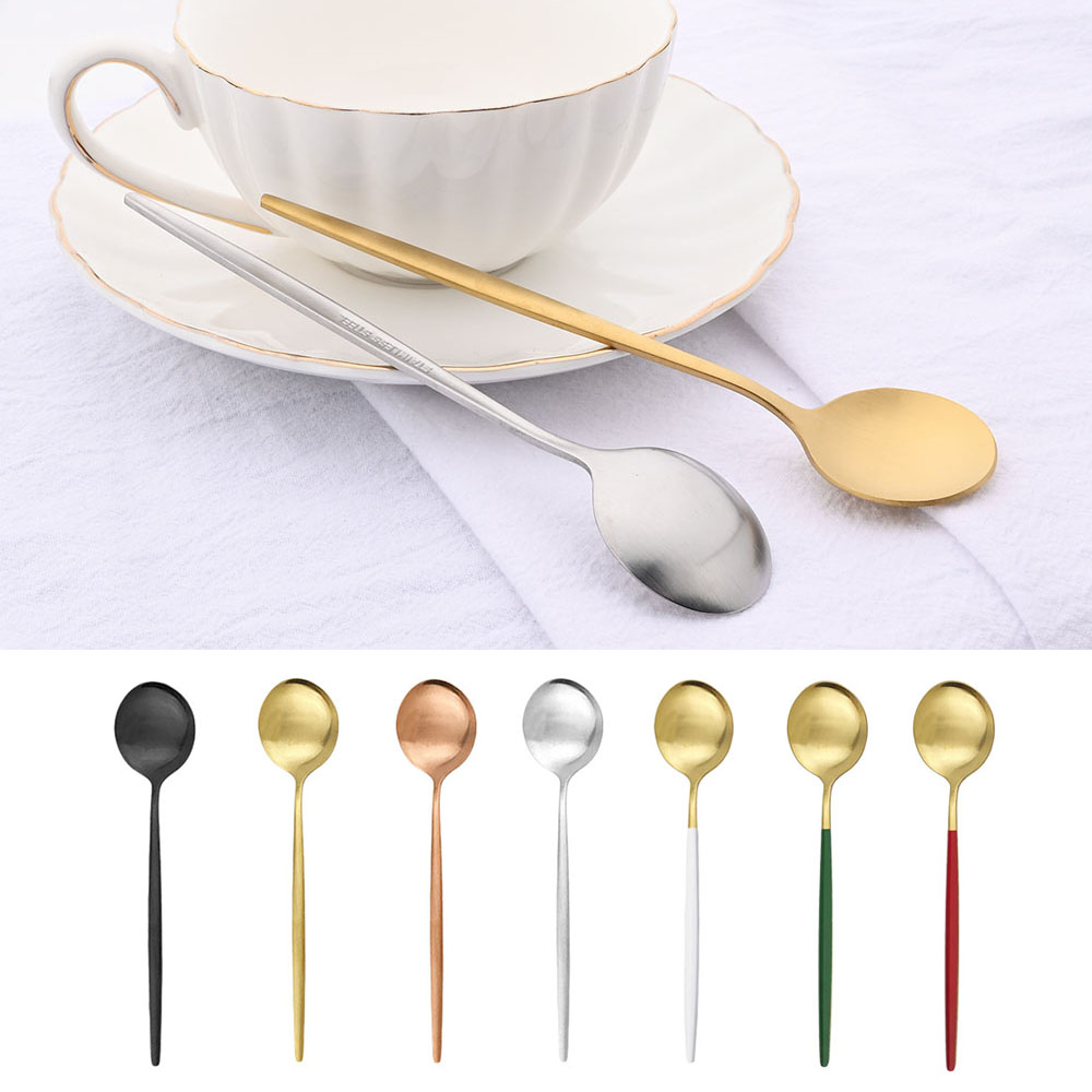 6Pcs Small Matte Spoon Tea Cof - Gold Cutlery Flatware recensie en prijs