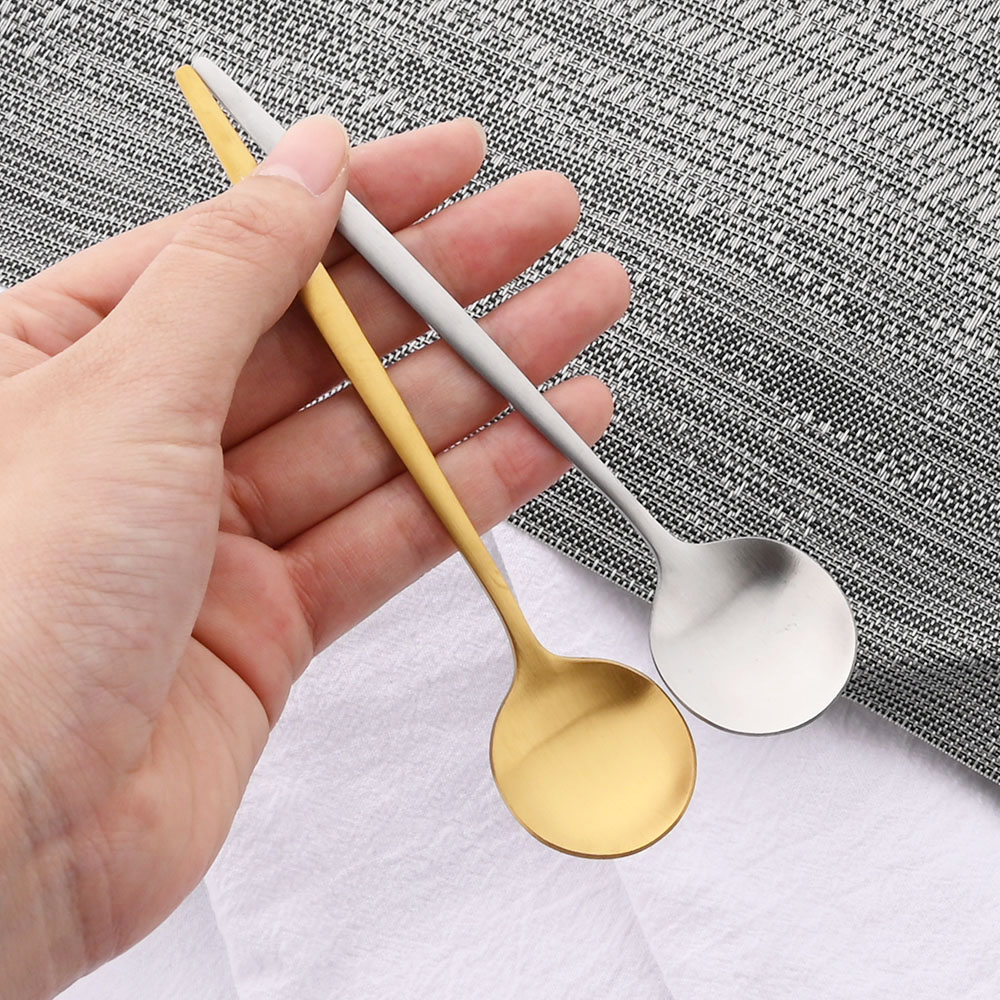 6Pcs Small Matte Spoon Tea Cof - Gold Cutlery Flatware recensie en prijs