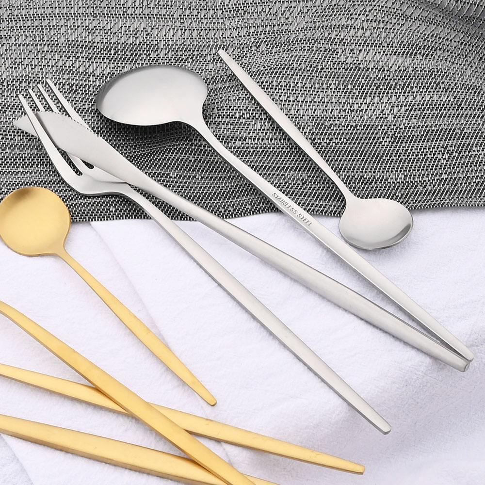 6Pcs Small Matte Spoon Tea Cof - Gold Cutlery Flatware recensie en prijs
